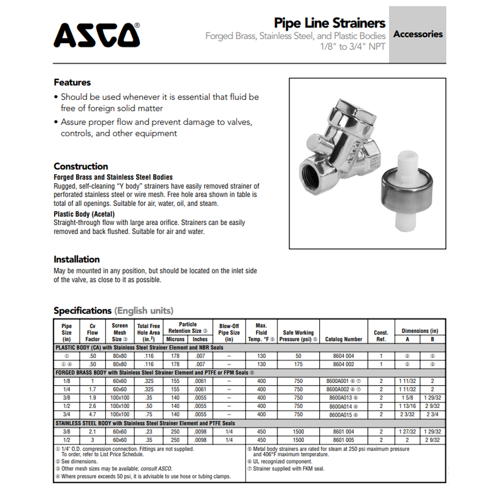 ASCO AC PIPE - KC TPS